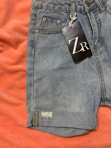 Cute Denim Daisy Shorts