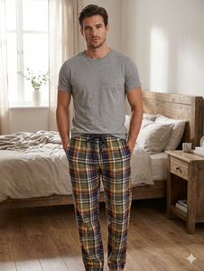 Men's Plaid Pajama Pants