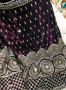 Beautiful Bridel Elegant Velvet Lehenga Choli Set