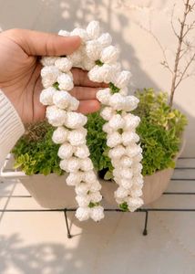 Handmade Crochet Mogra Gajra
