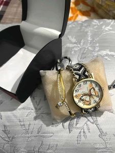Beautiful Butterfly Watch with Bracelet