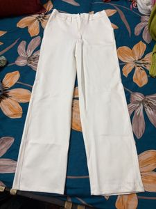 Cream Wide Leg Trousers brand new