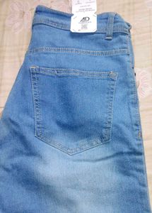 Light Wash Wide Leg Denim Jeans