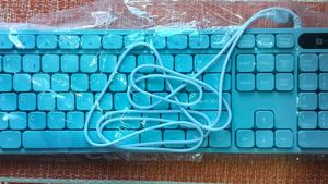 Portronics Wired Keyboard - Blue