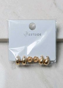 Westside Gold Tone Earring Set