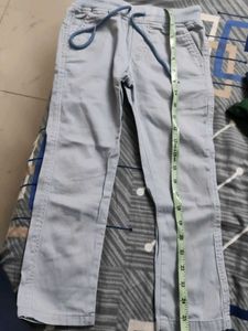 Casual Light Blue Boys' Pants