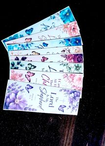 homemade Set of 8 Religious Bookmarks
