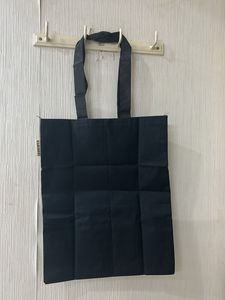 Cute Black Tote Bag with Graphic Print