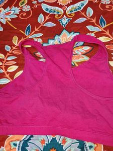 Pink Sports Bra
