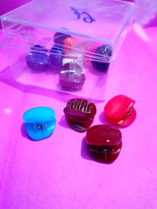Mini Hair Claw Clips - Set of 12