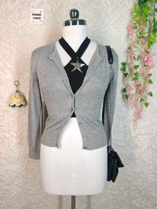 h&amp;m Cozy Grey Cardigan
