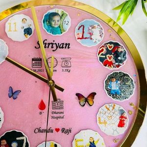 Personalized Baby Photo Clock