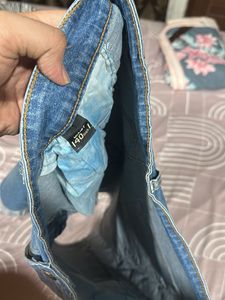 Men's Blue Denim Shorts