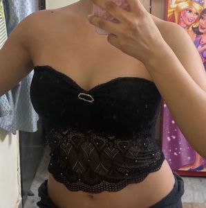 y2k tube mesh top