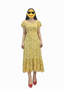 Yellow Floral Midi Dress 💥PRICE DROPPED💥