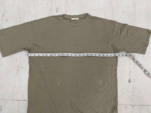 Oversized Washed Green T-Shirt