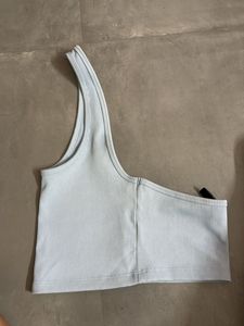 Ribbed Halter Neck Crop Top