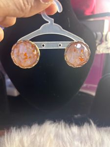 Unique Resin Stone Earrings