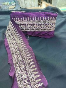 Embroidered Border lace