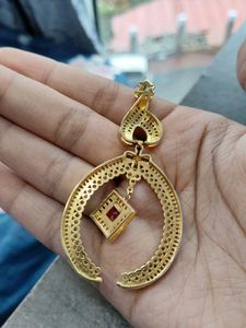 Vintage Diamond &amp; Ruby Pendent