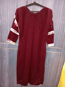 Elegant Maroon Kurta with Patiala Pants