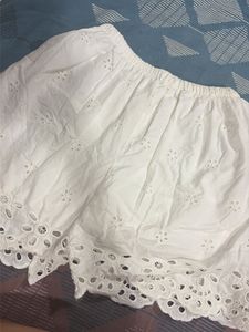 beachy white shorts