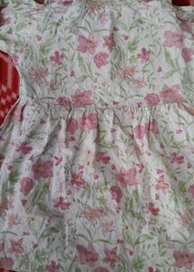 Adorable Floral Print Baby Dress