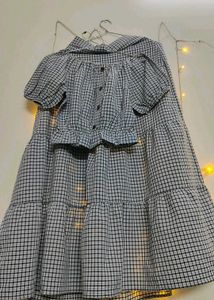 Chic Off-Shoulder Top with skirt