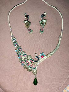 Peacock Design Jwellery Set