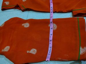Orange rajputi suit
