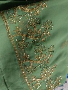 beautiful saree embroid