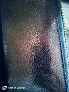 New Stylish blue  glitter Textured Wallet