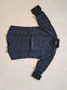 Kingmaker Black Patterned Shirt for Men