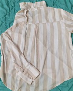 Classic Striped Button-Up Shirt