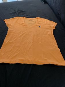 Ralph Lauren V-Neck Tee - Peach