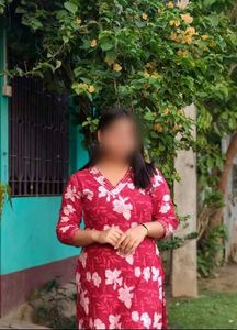 Beautiful Red Floral Kurta