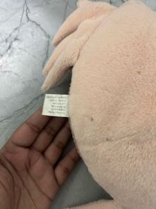 Cute plushie crab with sparking eyes