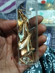 Long Golden Colour Earings