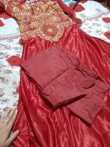 LONG DRESS BROWN READYMADE
