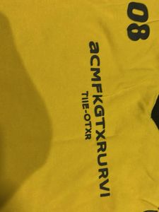 Yellow V-Neck T-Shirt