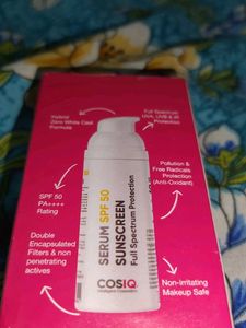 COSIQ Serum Sunscreen SPF 50