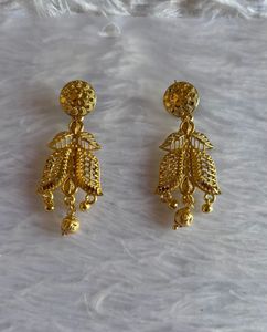 Beautiful Imitation Golden Dangle Earrings