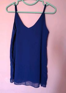 Royal Blue V-Neck Camisole