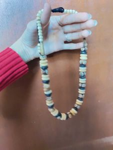 Beaded Wooden Necklace