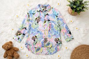 Vibrant Paisley Print Button-Up Shirt