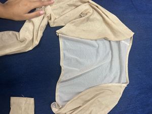 off shoulder top with a jacket