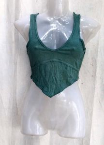 Edgy Cut-Out Crop Top