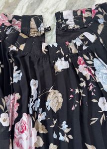 Floral Print Off-Shoulder Dress