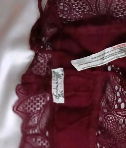 Burgundy Lace Cami Top