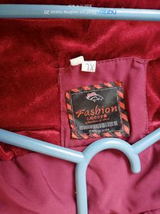 Maroon Hooded Jacket